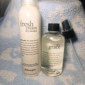 Philosophy Fresh Cream Dry Shampoo and Pure Grace Body Spritz Set